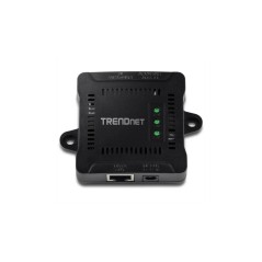 TRENDnet TPE-104GS PoE Splitter - High-Performance External Power Distribution, Sleek Black Design, Model: 0710931160178
